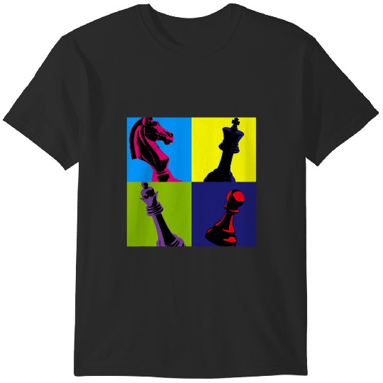 Discover Retro Chess Pieces Vintage Chess Master T-Shirts