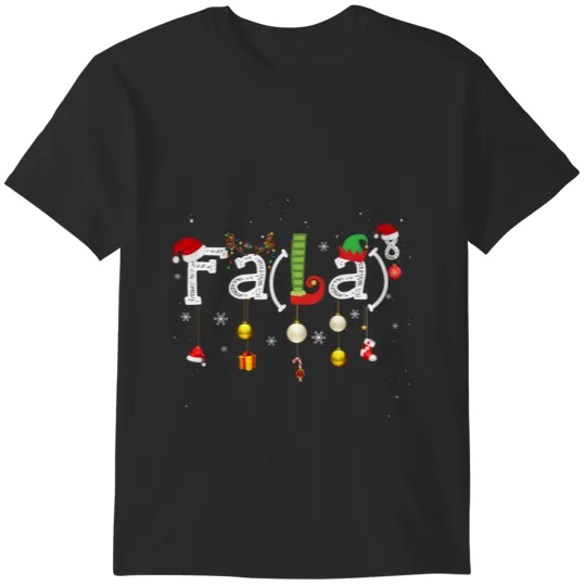 Discover Funny Christmas Nerd 2Cute Math Fa La La La La T-Shirts