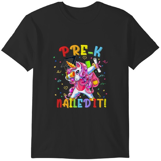 Discover Prek Graduation Class Of Unicorn Nailed It T-Shirts