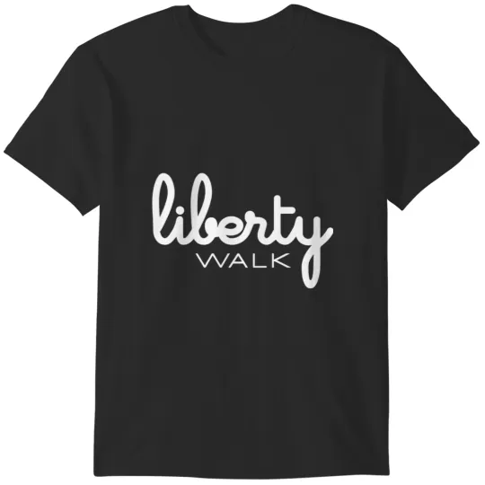 Discover Liberty Walk Logo Liberty Walk Cursive Logo T-Shirts