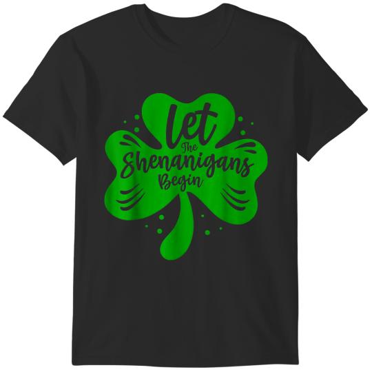 Discover Let The Shenanigans Begin Drinking Teacher St Patricks Day T-Shirts