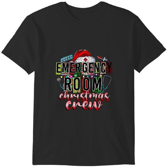 Discover ER Christmas Crew Emergency room ER Techs Secretary 25 T-Shirts