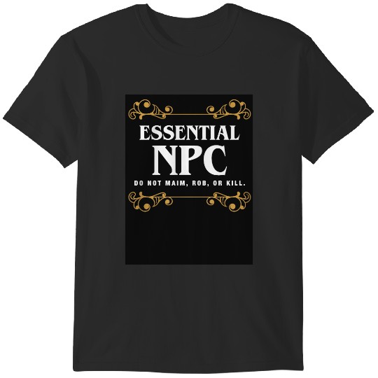 Discover NPC Non-Playable Character Gaming T-Shirts