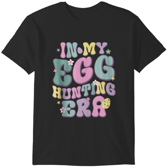 Discover In My Egg Hunting Era Groovy Happy Easter Day Easter Bunny T-Shirts