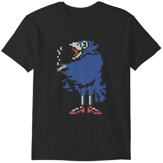 Mother マザー Earthbound Beginnings Smoki ng Crow Sticker T-Shirts