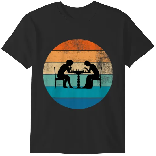 Discover Vintage Retro Chess Chess Gift Idea Chess Board T-Shirts