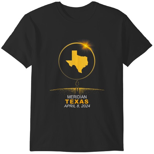 Discover Meridian Texas Total Solar Eclipse 2024 T-Shirts
