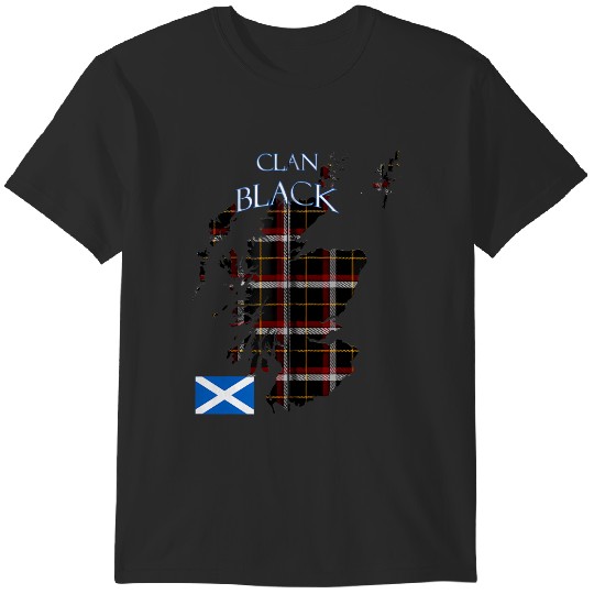 Discover black scottish clan tartan scotland T-Shirts