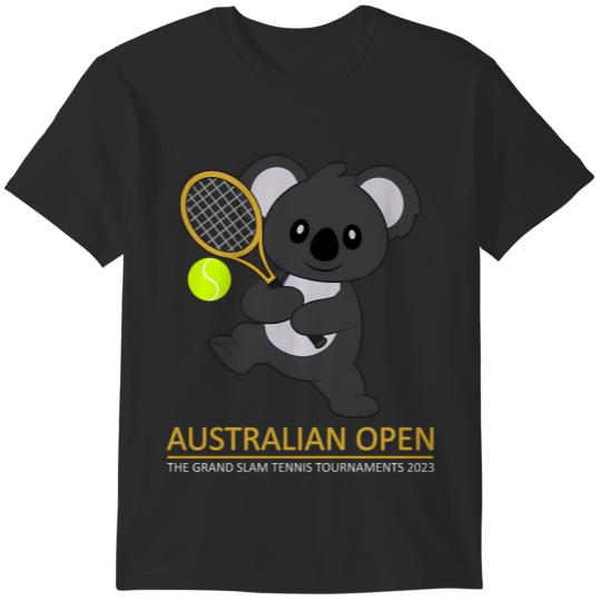 Cute Koala For Tennis Australian T-Shirts