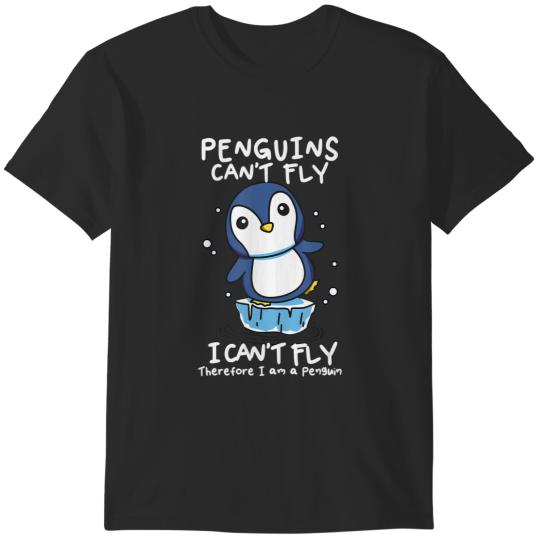 Discover penguins can't fly zookeeper zoologist women cute penguin t T-Shirts