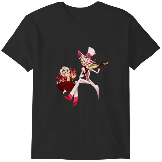 Charlie and Lucifer - Hazbin Hotel T-Shirts