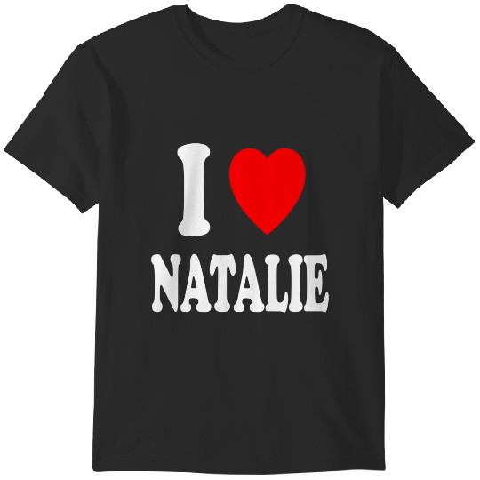 Discover i heart love natalie cute matching couple spouse T-Shirts