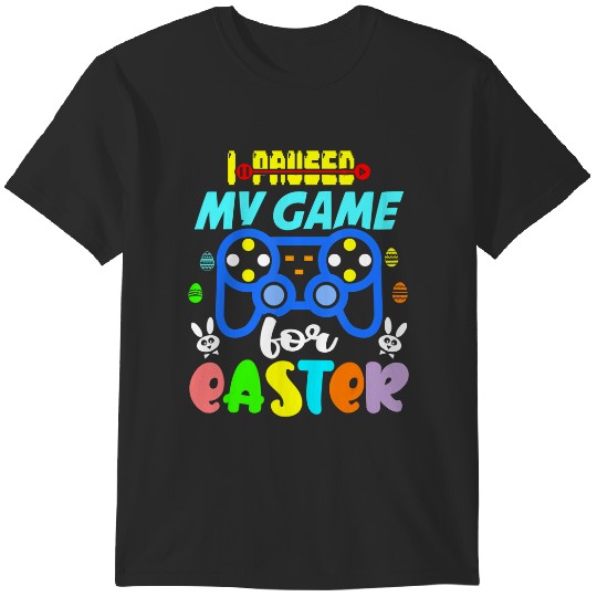 Discover i paused my game for easter funny video gamer boys kids t T-Shirts