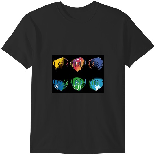 Discover Social media icons in deform way T-Shirts