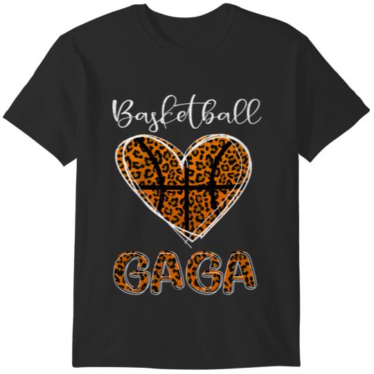 Discover basketball gaga heart cheetah leopard grandma T-Shirts