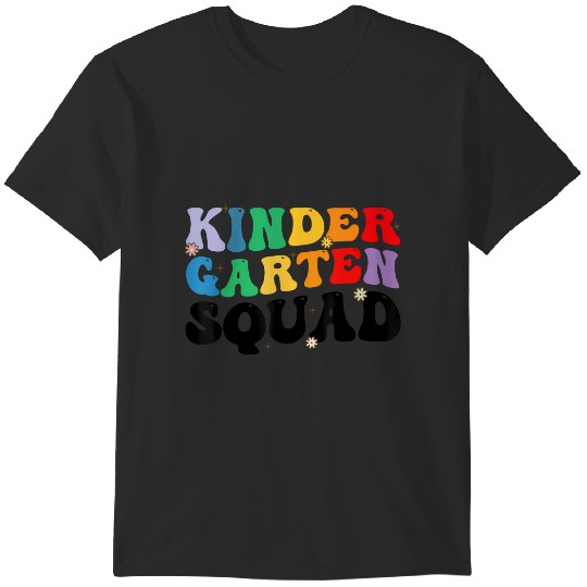 Discover back to school kindergarten squad retro teacher women t T-Shirts