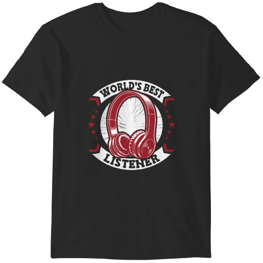Discover Worlds Best Listener 2Music Producer Audio Tech Engineer T-Shirts