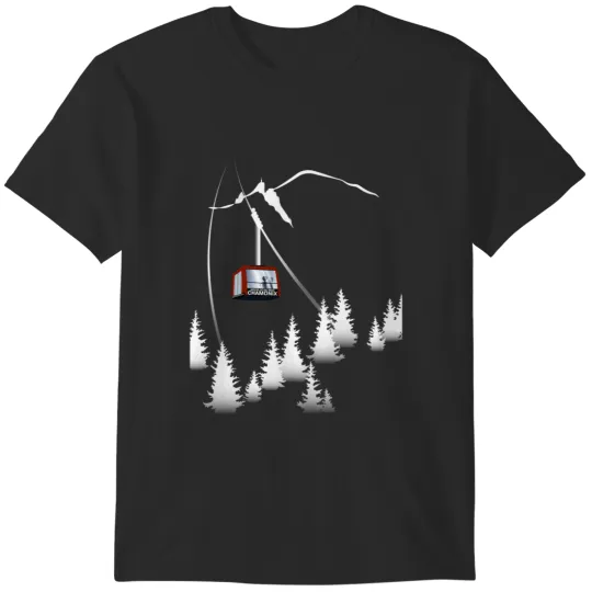 Discover Chamonix Cable car Aiguille du Midi T-Shirts
