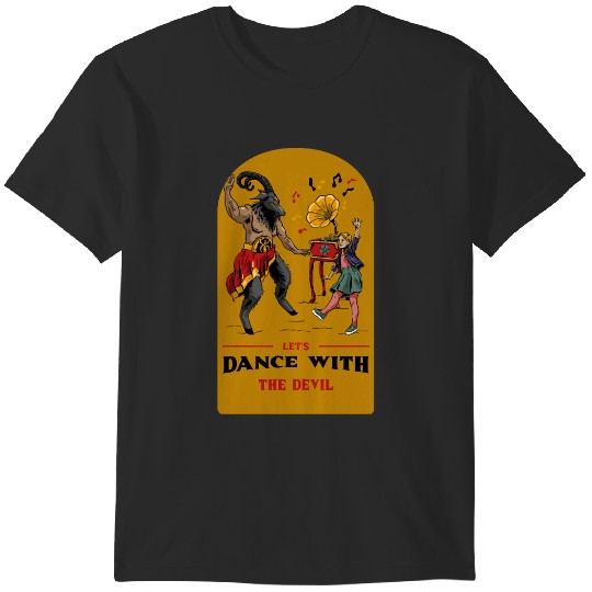 Discover Funny Retro "Let&39;s Dance With The Devil" Parody T-Shirts