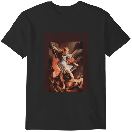 Discover St Michael the Archangel (San Miguel Arcangel ) Guido Reni Graphic T-Shirts
