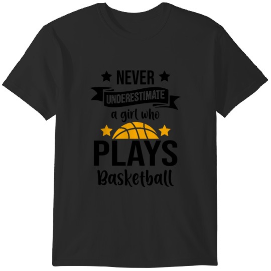 Discover basketball s never understimate Black T-Shirts