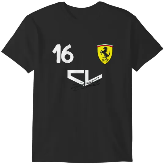 Charles Leclerc Signed SF 2021 T-Shirts