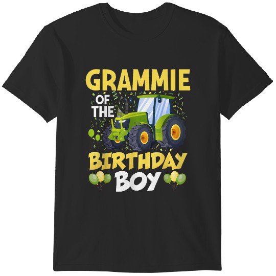 Discover Grammie Of The Birthday Boy Tractor Family Matching Bday Boy  gifts T-Shirts