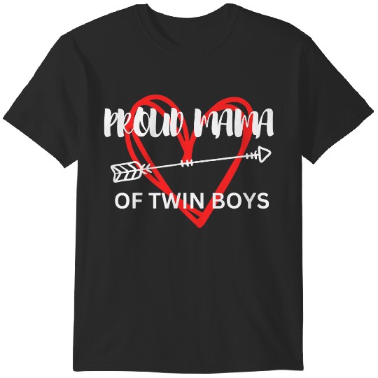 Discover Proud Mama of Twin Boys T-Shirts
