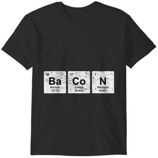 funny food lover chemistry foodie bacon t T-Shirts