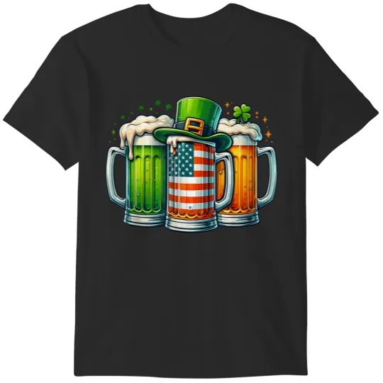Irish Beer Ireland St Patricks Day Drinking Party Men Women T-Shirts