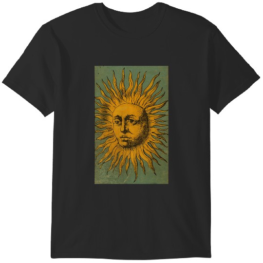 Discover Sun Tarot Card Sunshine Astrology Psychic Vintage Design T-Shirts