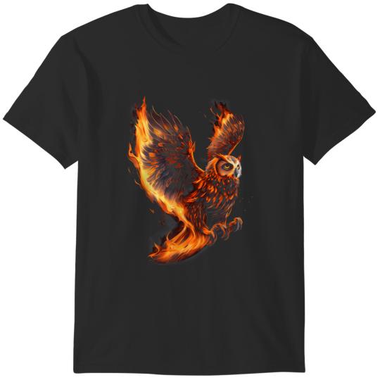 Discover fiery eastern screech owl graphic tees for men women t T-Shirts
