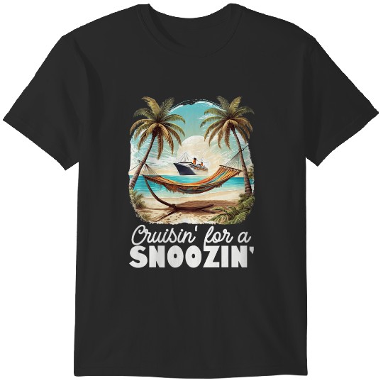 Discover Womens Cruising For A Snoozing Cruise Ship Vacation Group Matching  gifts T-Shirts
