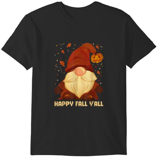 Discover Happy Fall Y 39 All Pumpkin Gnome Autumn Thanksgiving Costume T-Shirts