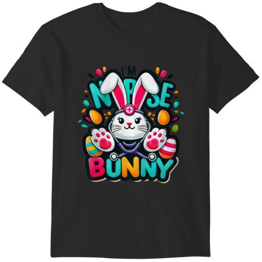 Discover Easter Bunny Stethoscope Nurse Doctor Rabbit Scrub Top Women Gifts  T-Shirts