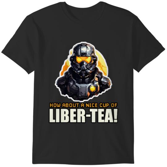 Discover DIVERS How about a nice cup of Liber-tea! T-Shirts