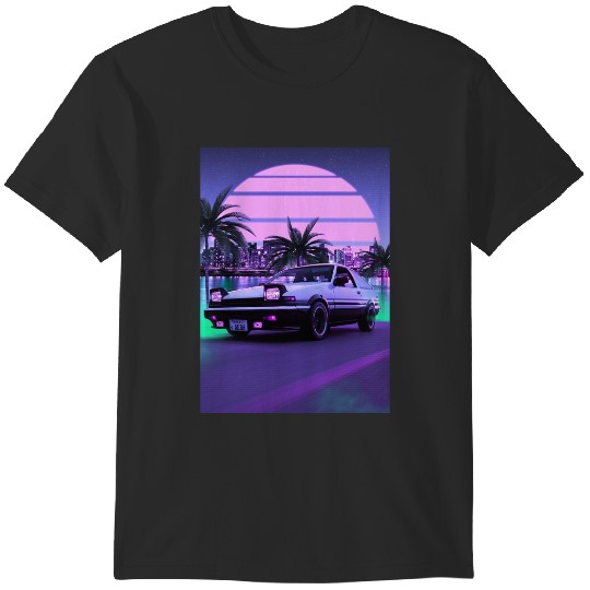 Discover AE86 Retrowave 80s outrun T-Shirts