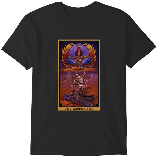 Discover The Goddess Isis Judgement Tarot Card Osiris Egyptian Witch T-Shirts