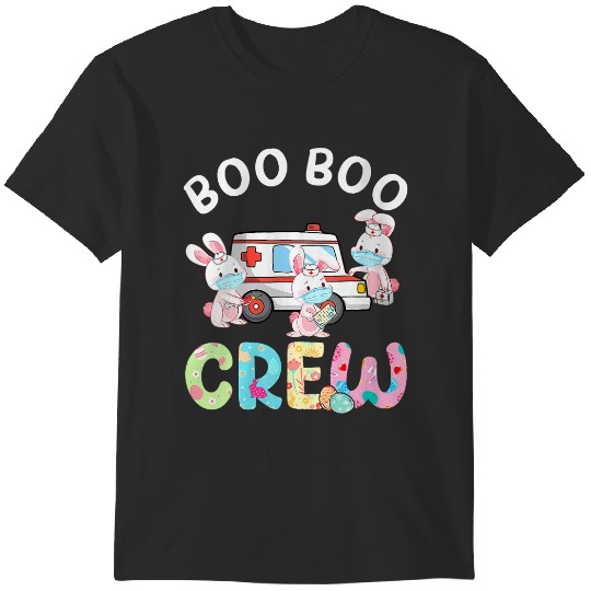 Discover Womens Boo Boo Crew Funny Bunny Ems Emt Paramedic Nurse Easter Day Gifts  T-Shirts