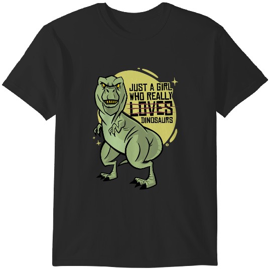 Discover Just A Girl Who Really Loves Dinosaurs Dinosaur For Kids T-Shirts