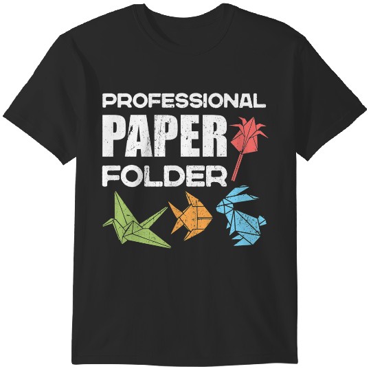 Discover Professional Paper Folder Origami Master Japanese Artwork T-Shirts