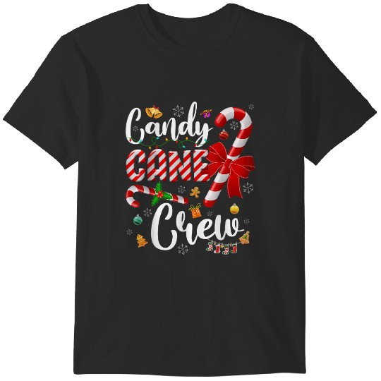 Discover Funny Candy Cane Crew Christmas Sweet Candy Light Lover T-Shirts