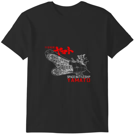 Discover Star Blazers - Ginga - Battleship - Yamato T-Shirts
