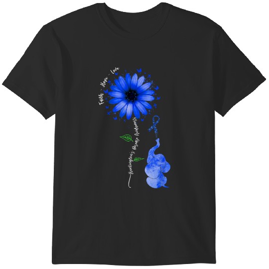 Discover Elephant Huntingtons disease Awareness Ribbon T-Shirts