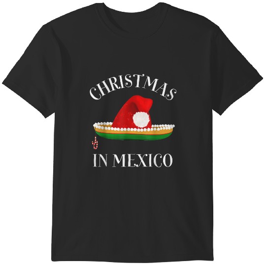 Discover 39 Christmas In Mexicosanta Hat Sombrero Feliz Navidad T-Shirts