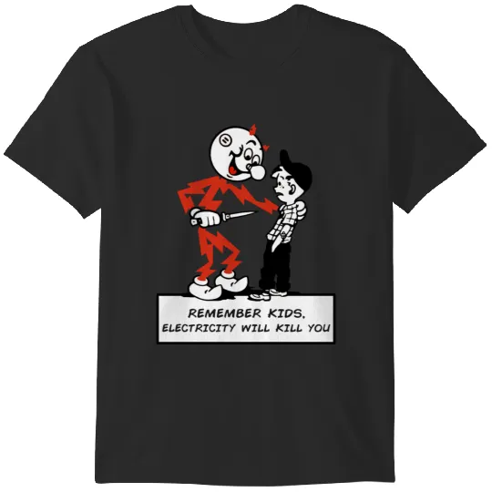 reddy kilowatt, reddy, kilowatt, the mighty atom T-Shirts