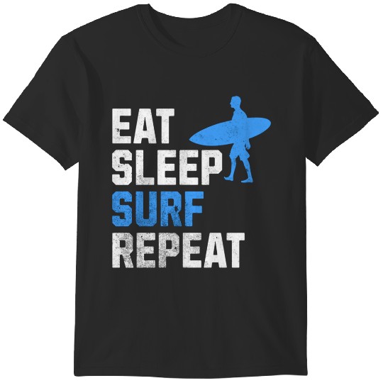 Discover Eat Sleep Surf Repeat Summer Waves Surfing Lover Gifts  Gifts T-Shirts