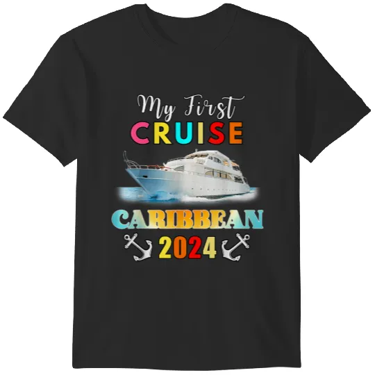 Discover My First Cruise Caribbean 2024 Vacation Family Cruise Ship trends gifts T-Shirts