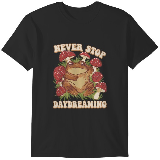 Discover Never Stop Day Dreaming Funny Frog Apparel T-Shirts