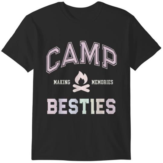 Discover Awesome Camp Besties Cousin Campfire Team Family Trip Vacay trends gifts T-Shirts